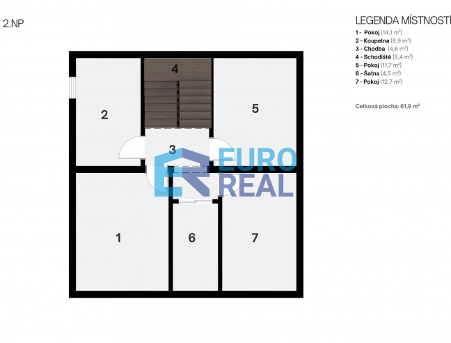 Řadový rodinný dům 5+1, 120 m² s krásnou zahradou, pozemek 300 m²